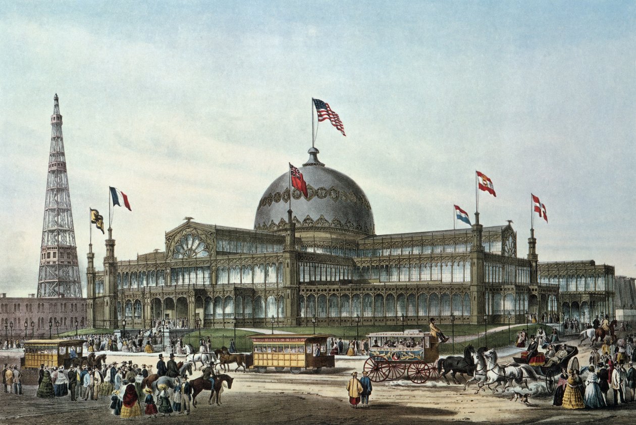Palais de Cristal de New York, construit pour l