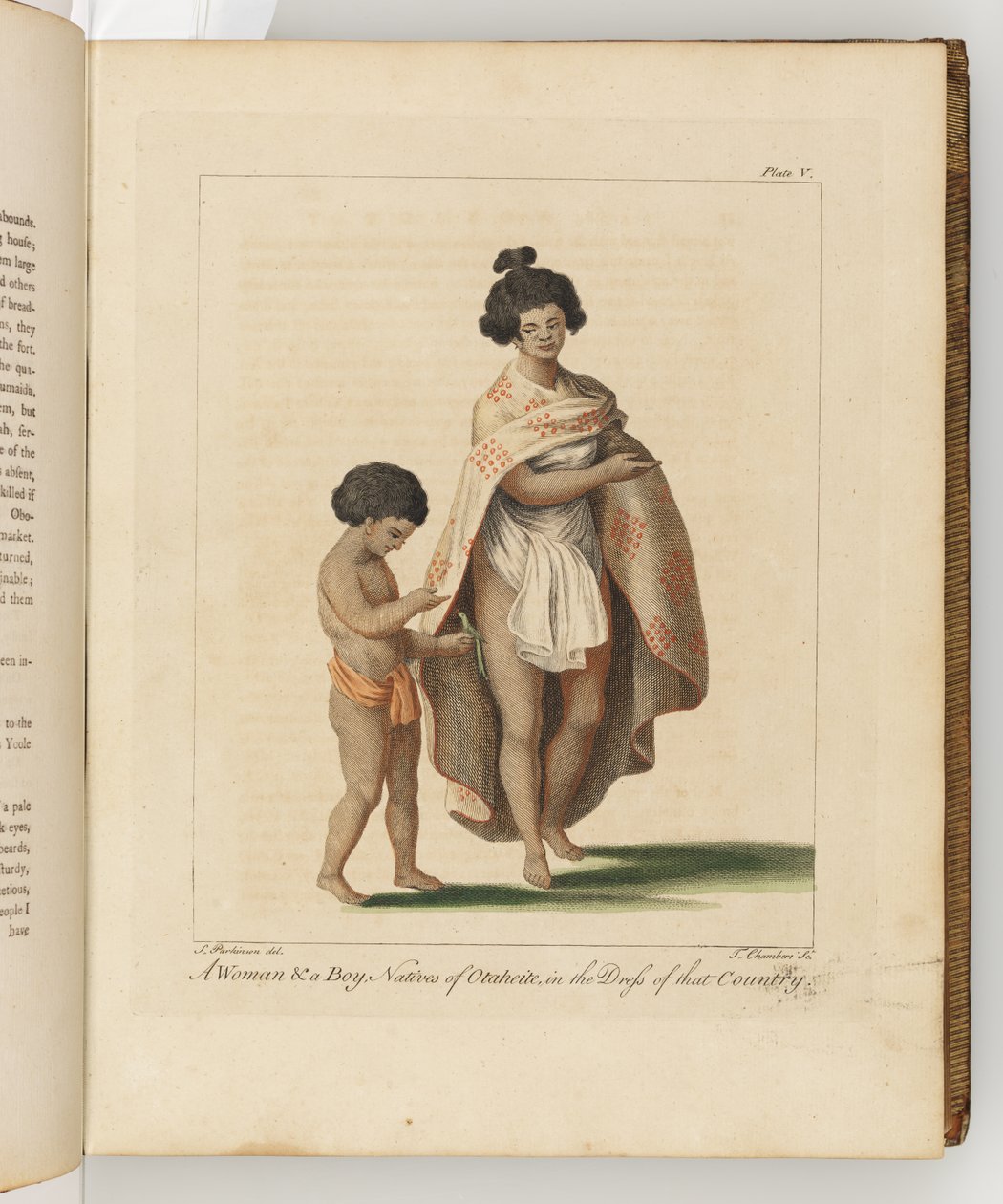 Une femme et un garçon, natifs d