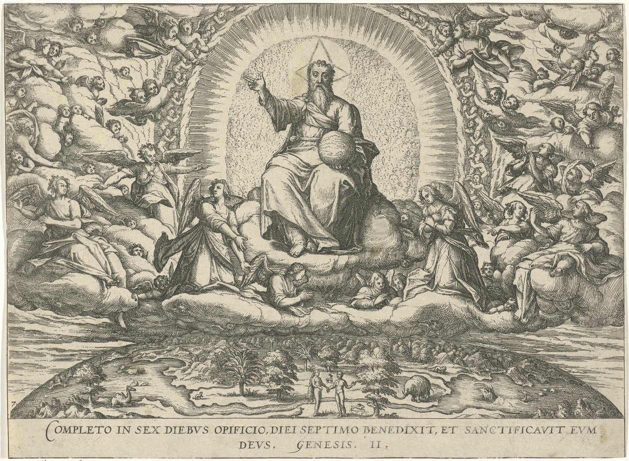 Dieu se repose le septième jour - Symon Novelanus (attributed to)
