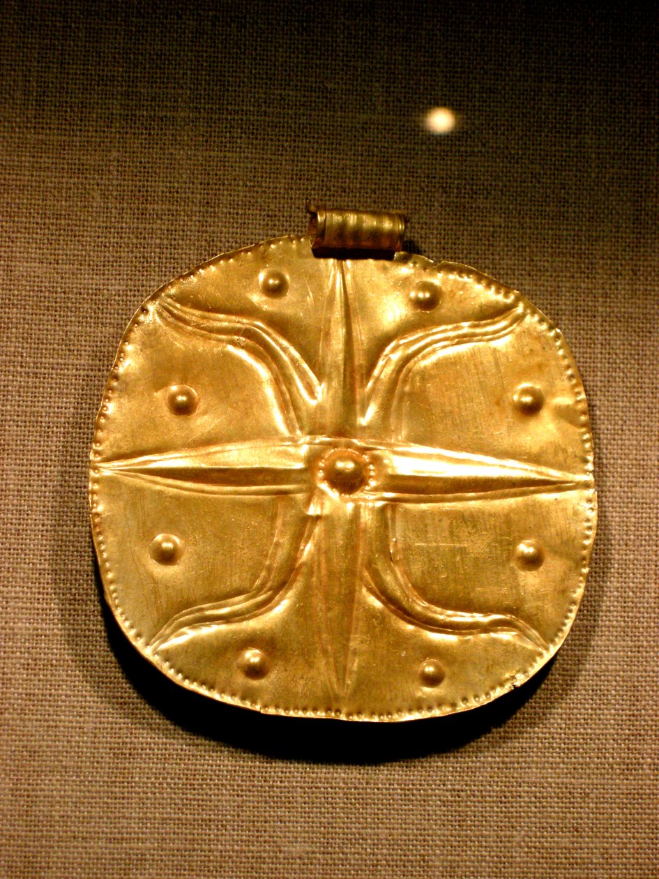 Pendentif palestino-syrien de Canaan, c.1750 av. J.-C. (or) - Syrian School