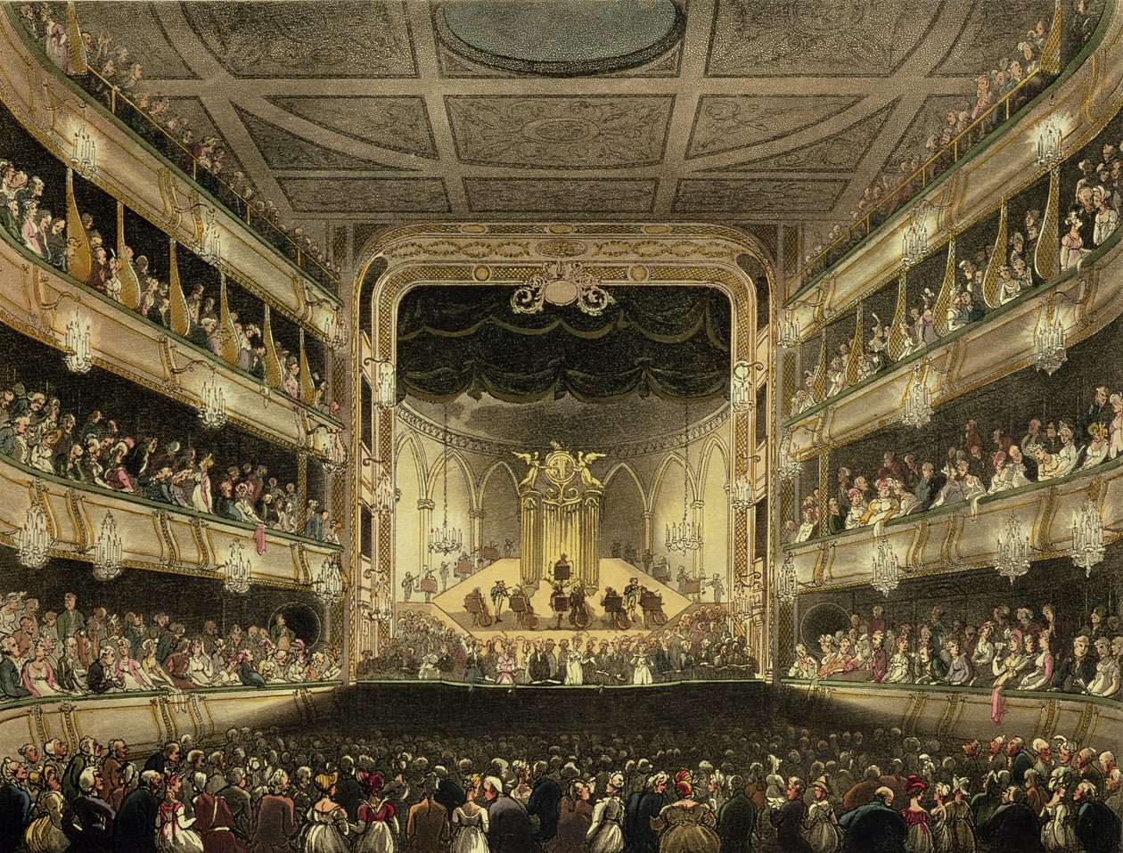 Théâtre de Covent Garden, 1808, de 