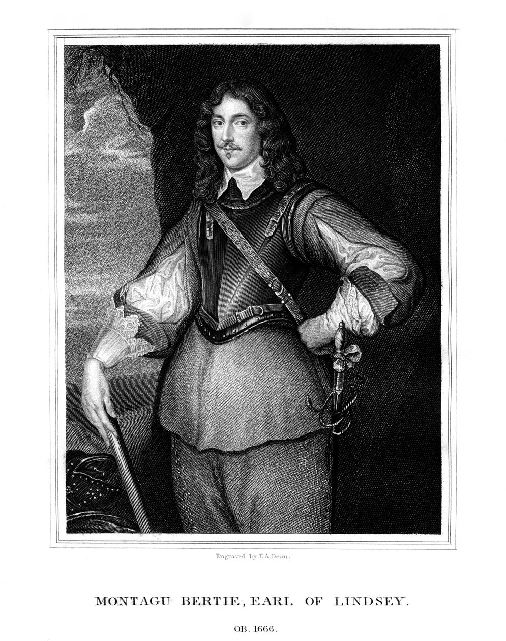 Montagu Bertie, 2e comte de Lindsey, 1826 - T. A. Dean