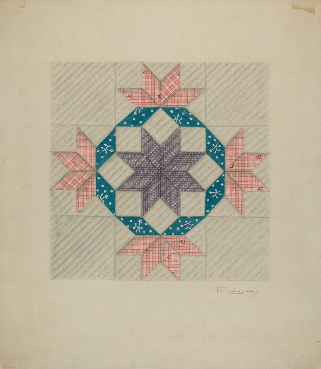 Motif de courtepointe - T. Joyce