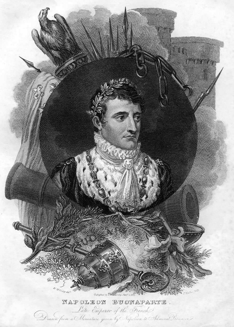 Napoléon Ier 1769-1821, empereur de France, 1816 - T. Wallis