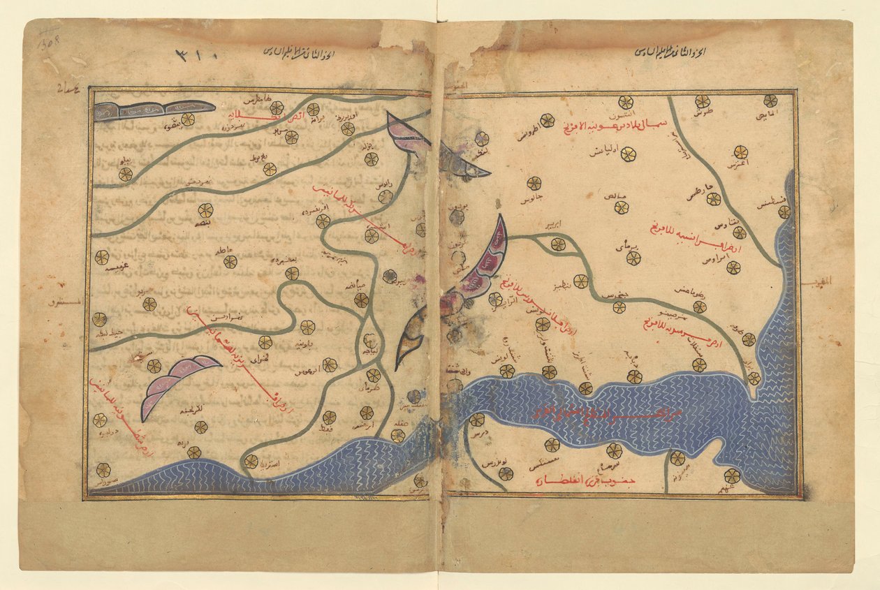 Nord de la France et Belgique - Tabula Rogeriana