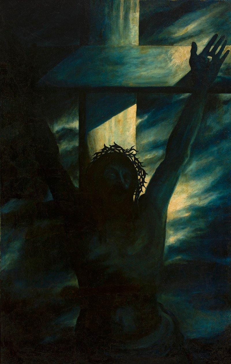 Le Christ en croix - Tadeusz Makowski