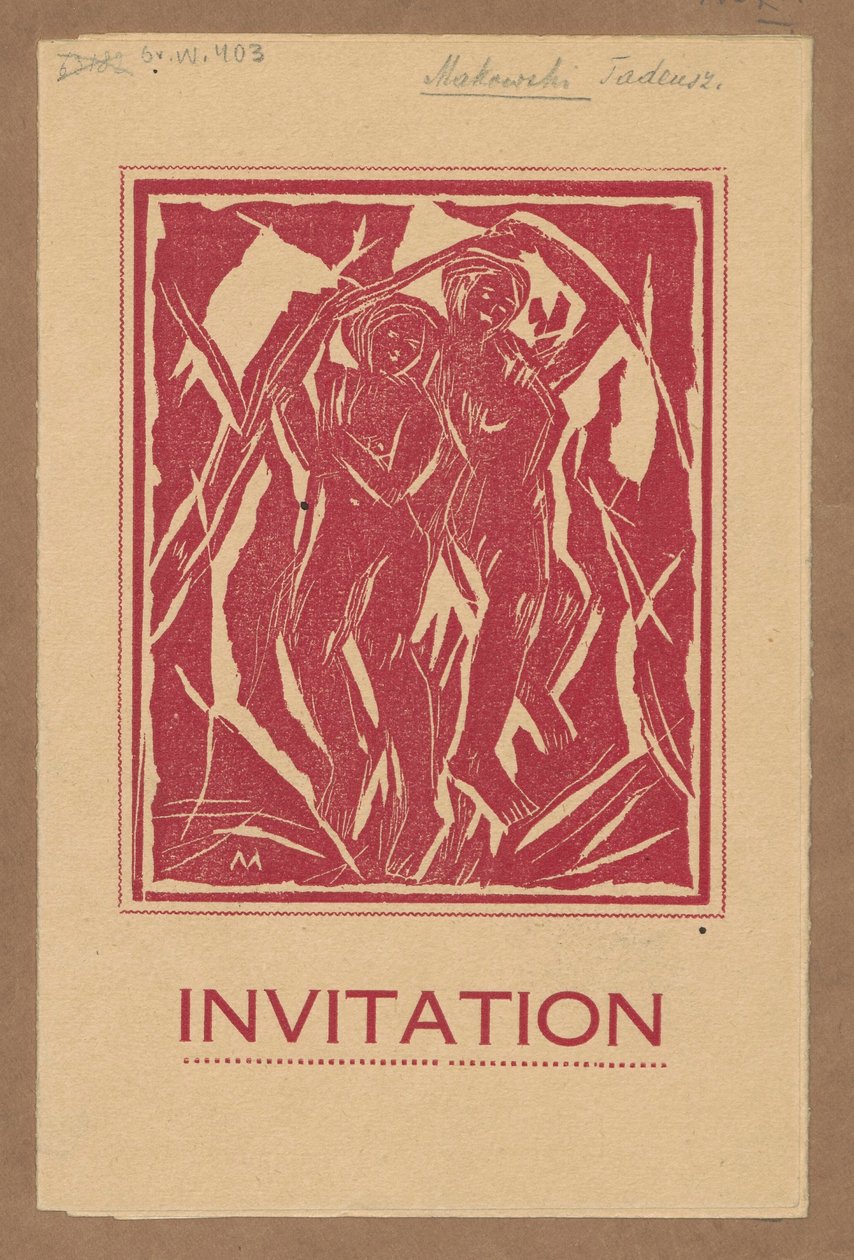 Zwei Frauen - Tadeusz Makowski