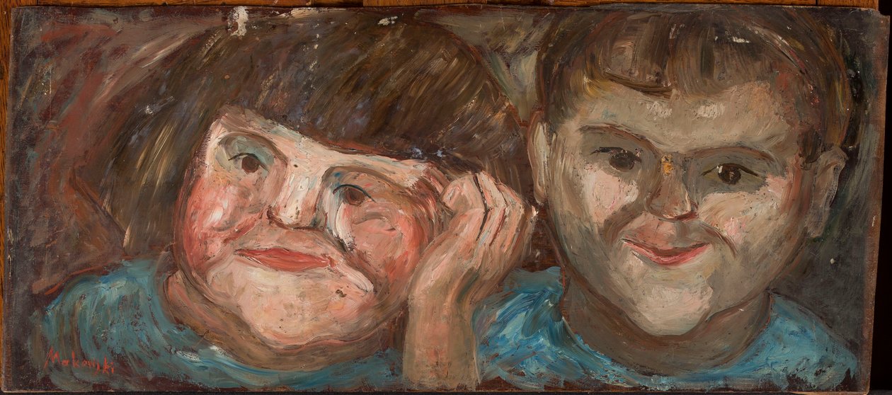 Deux enfants - Tadeusz Makowski