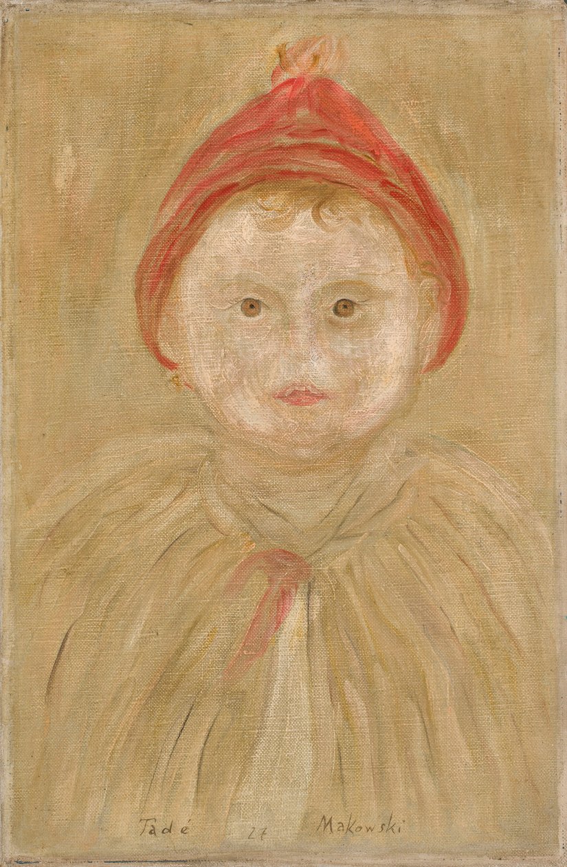 Un enfant avec une cape - Tadeusz Makowski