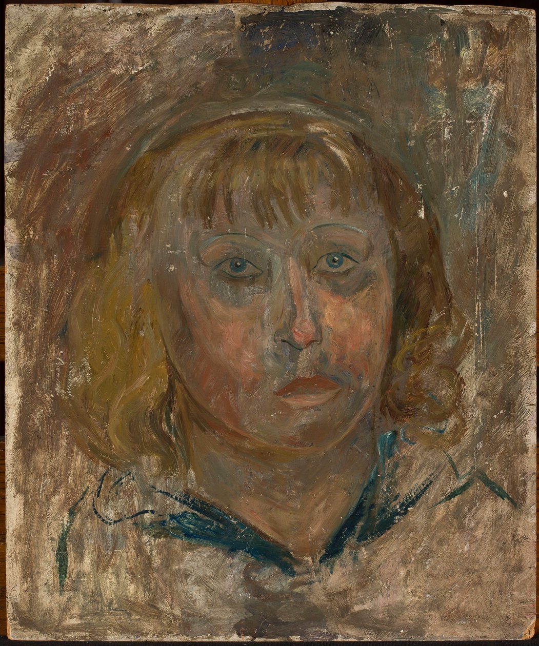 Tête de jeune fille à frange - Tadeusz Makowski