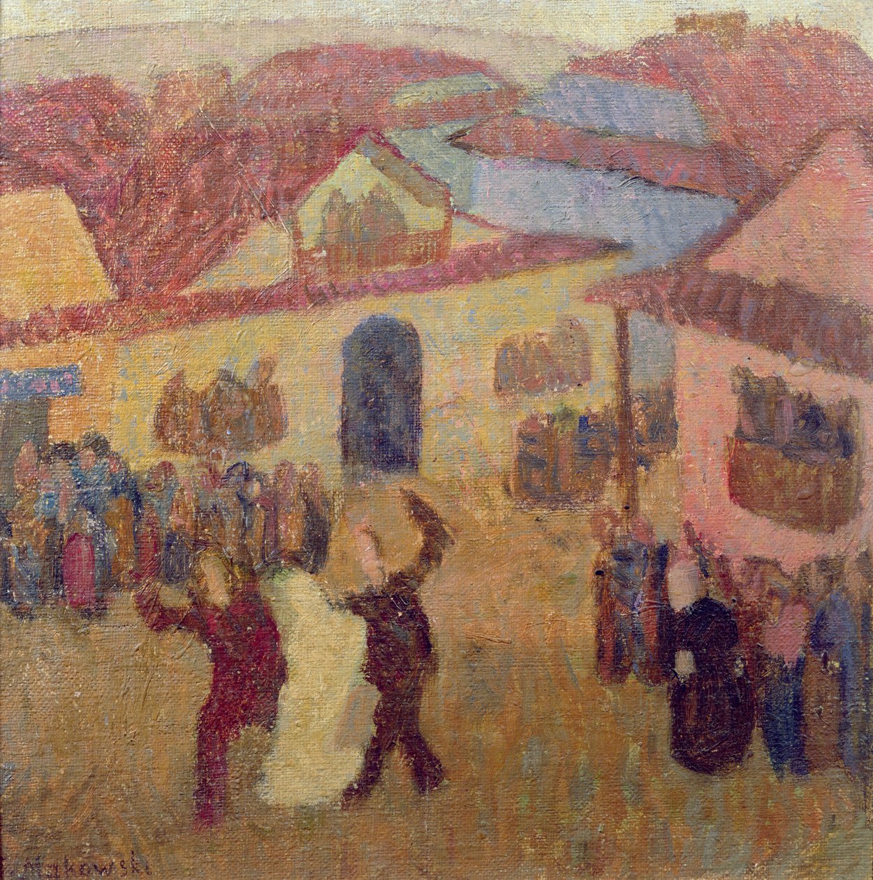 Mariage juif en ville - Tadeusz Makowski