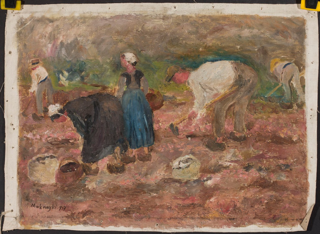 La récolte des pommes de terre - Tadeusz Makowski