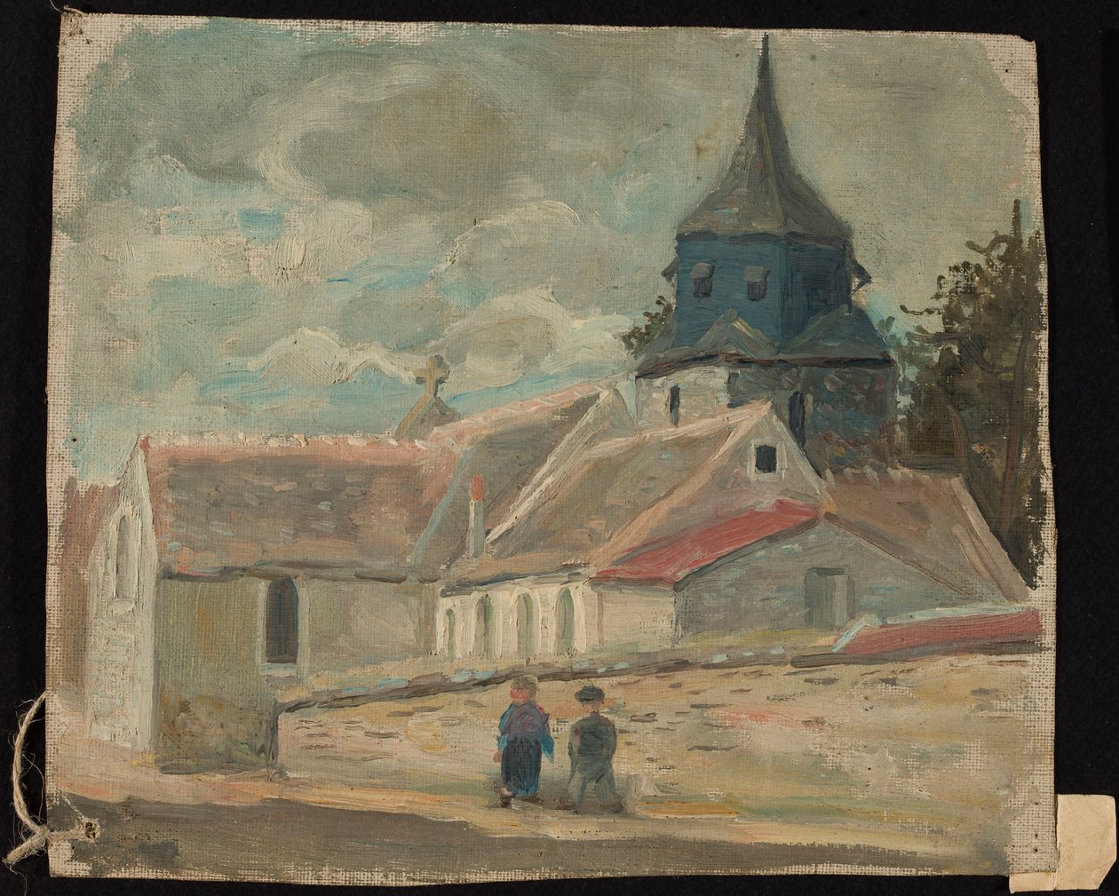 Petite église de village (Breuilpont) - Tadeusz Makowski