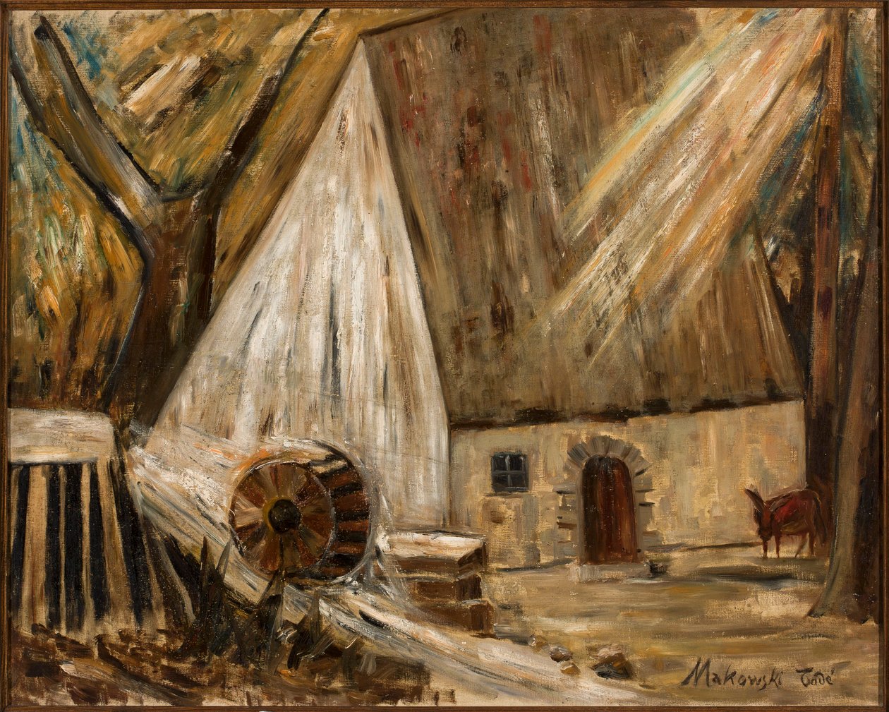 Le moulin (à Banay) - Tadeusz Makowski