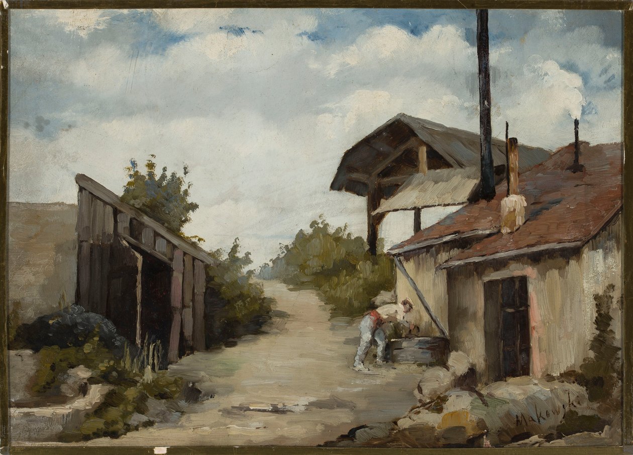 Paysage - Ferme - Tadeusz Makowski