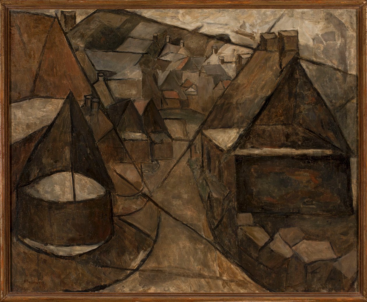 Paysage breton avec un puits - Tadeusz Makowski