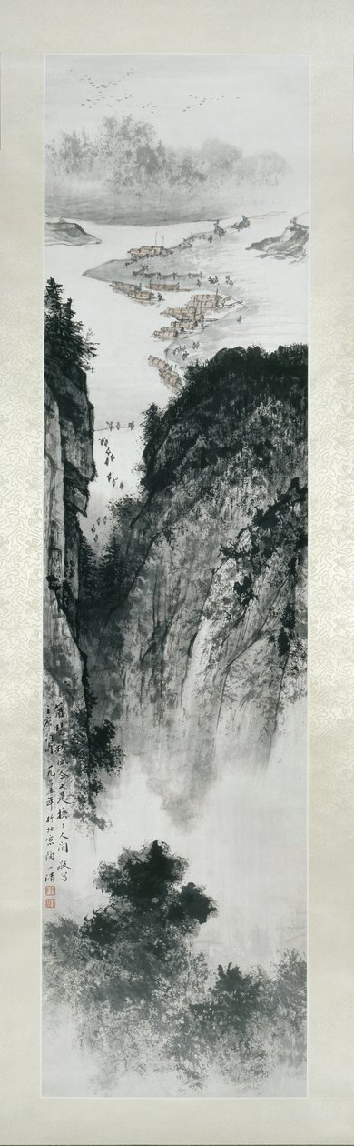 Flusslandschaft, 1965 von Tao Yiqing