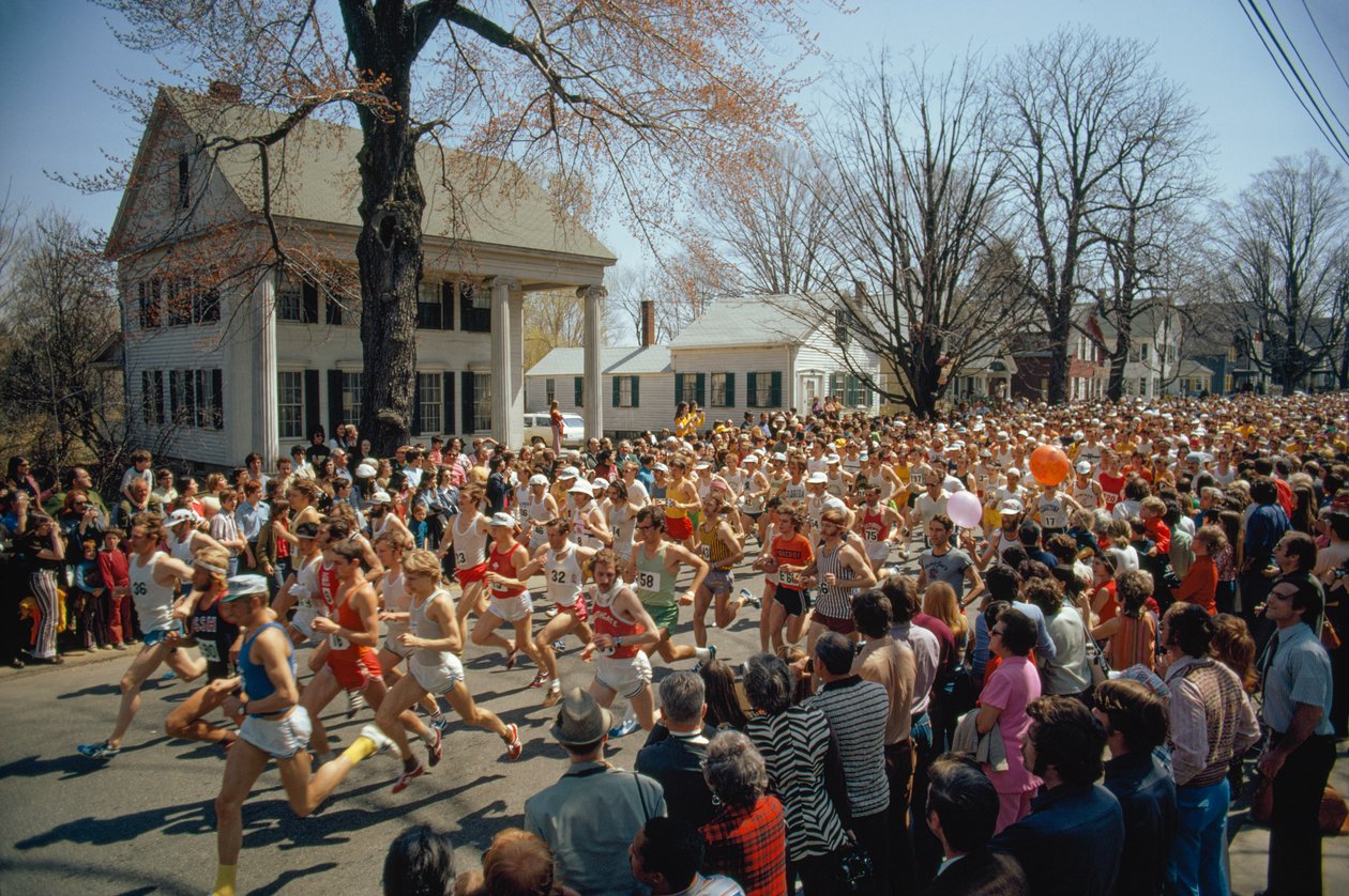 Le 77e marathon de Boston commence ici - Ted Spiegel