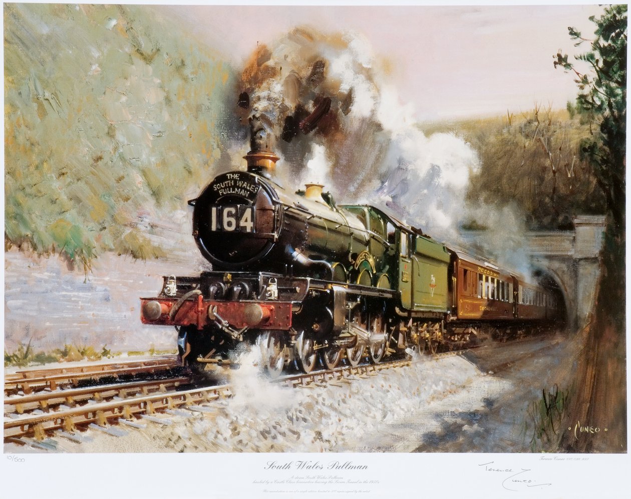 South Wales Pullman, vers 1971 (impression) - Terence Cuneo