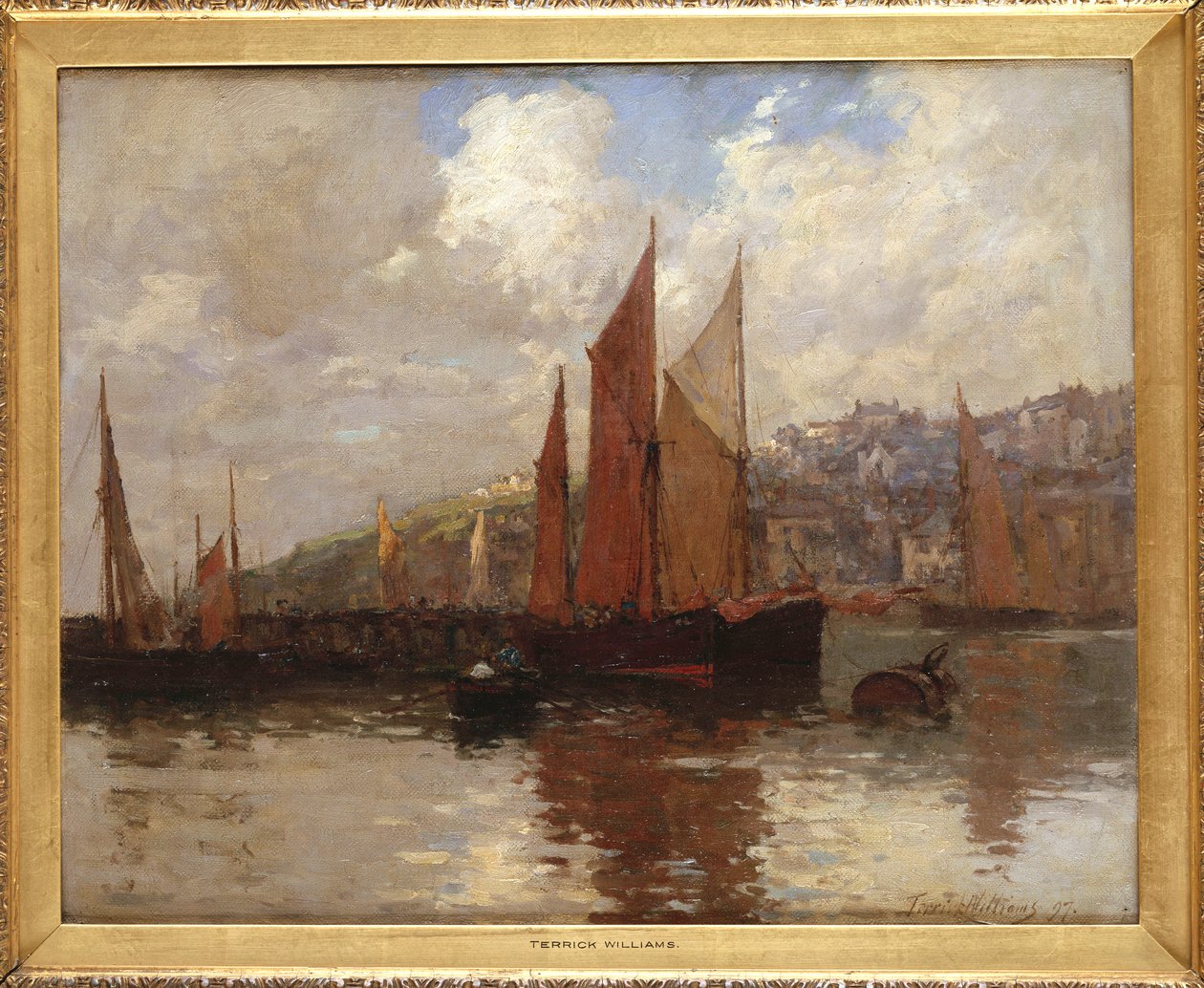 Dans le port de Brixham, South Devon - Terrick Williams