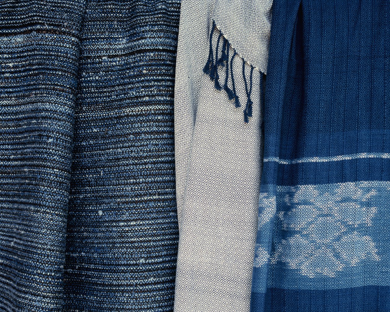 Tissu indigo contemporain, Thaïlande - Thai School