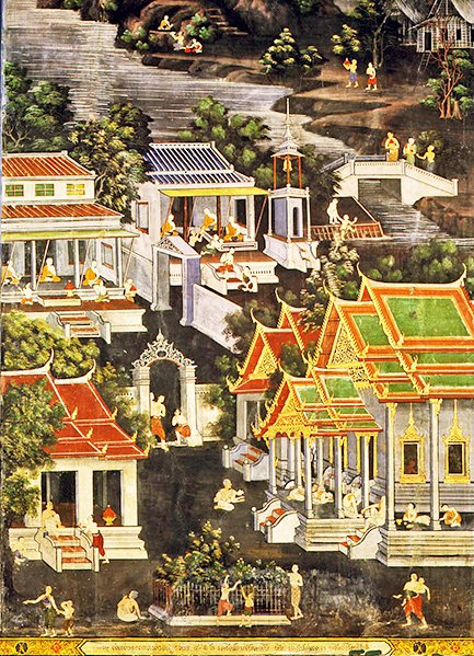 Vie des Moines, Wirharn Sasada, Wat Bowonniwet Vihara, Bangkok - Thai School