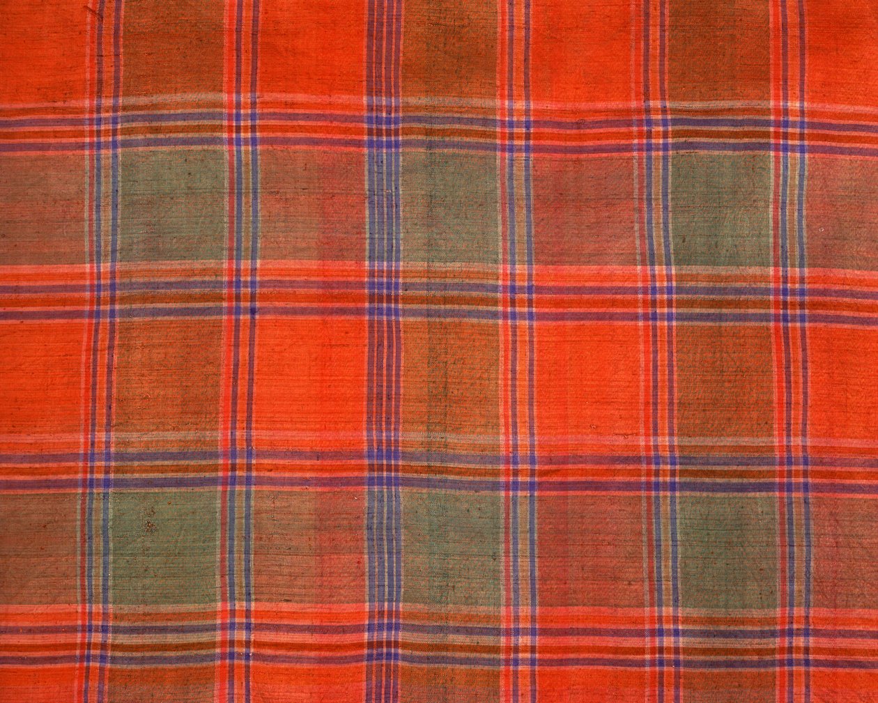 Tissu à motif écossais, Surin, Thaïlande - Thai School