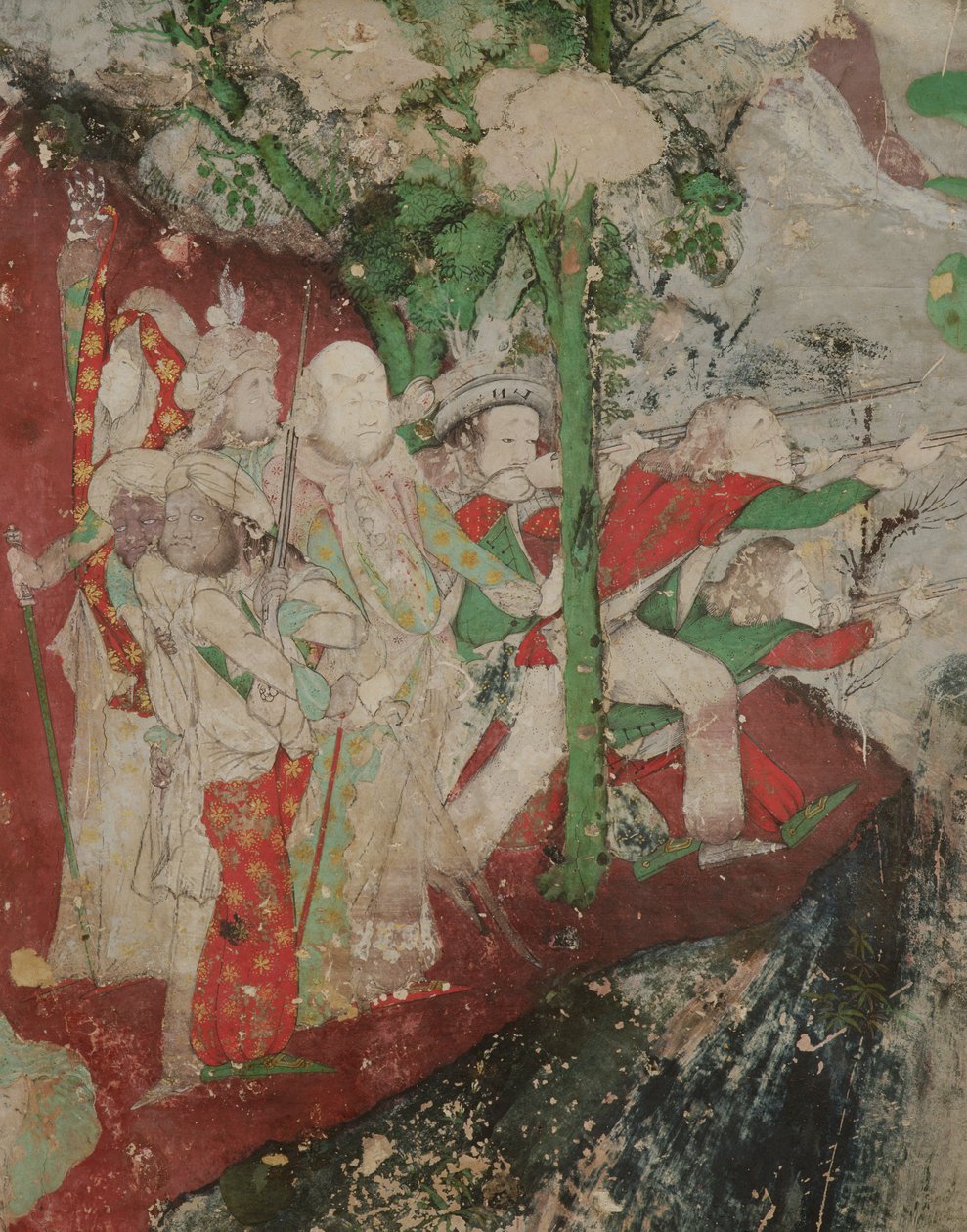 Mercenaires occidentaux, Wat Suwannaram, Thonburi, 1831 - Thai School
