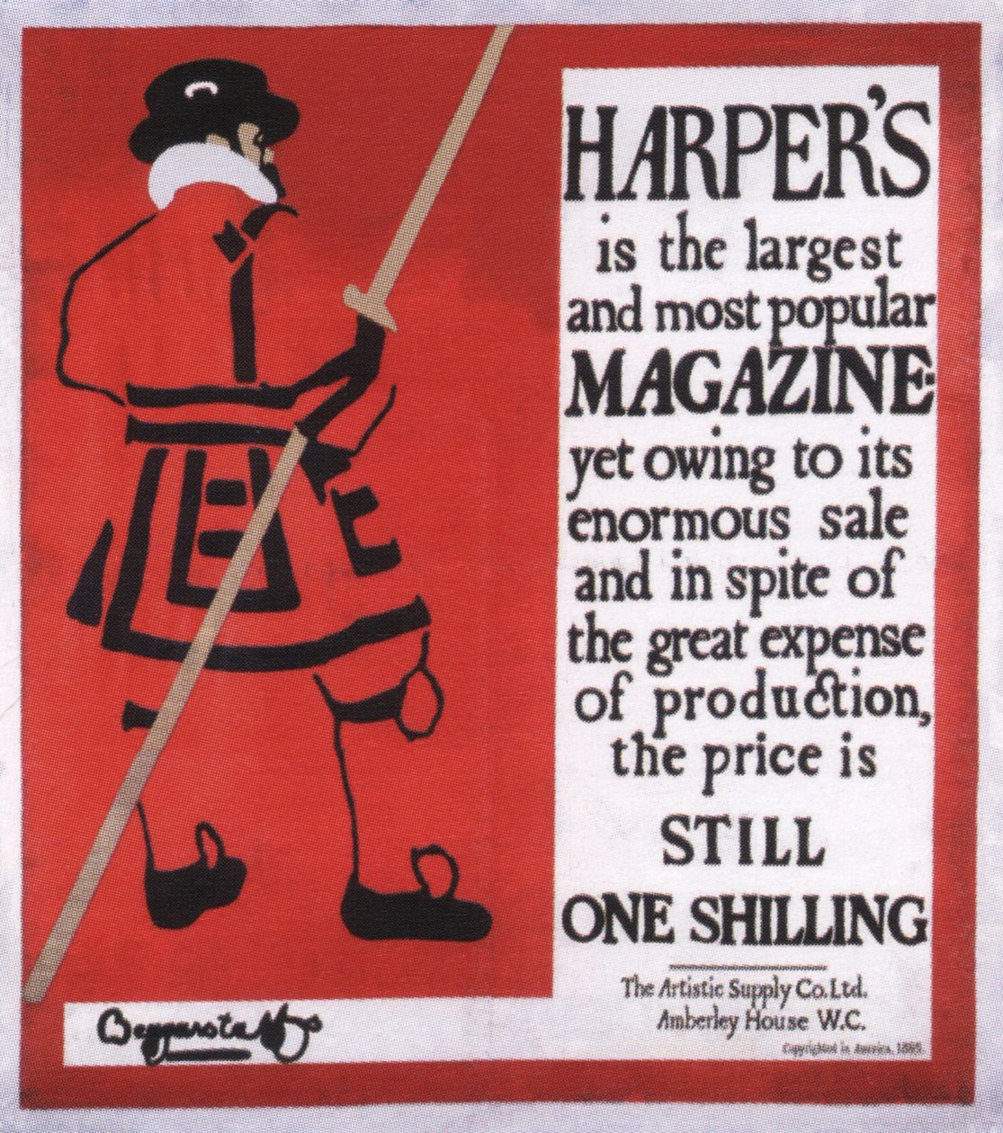 Harper’s Magazine, 1896 - The Beggarstaffs