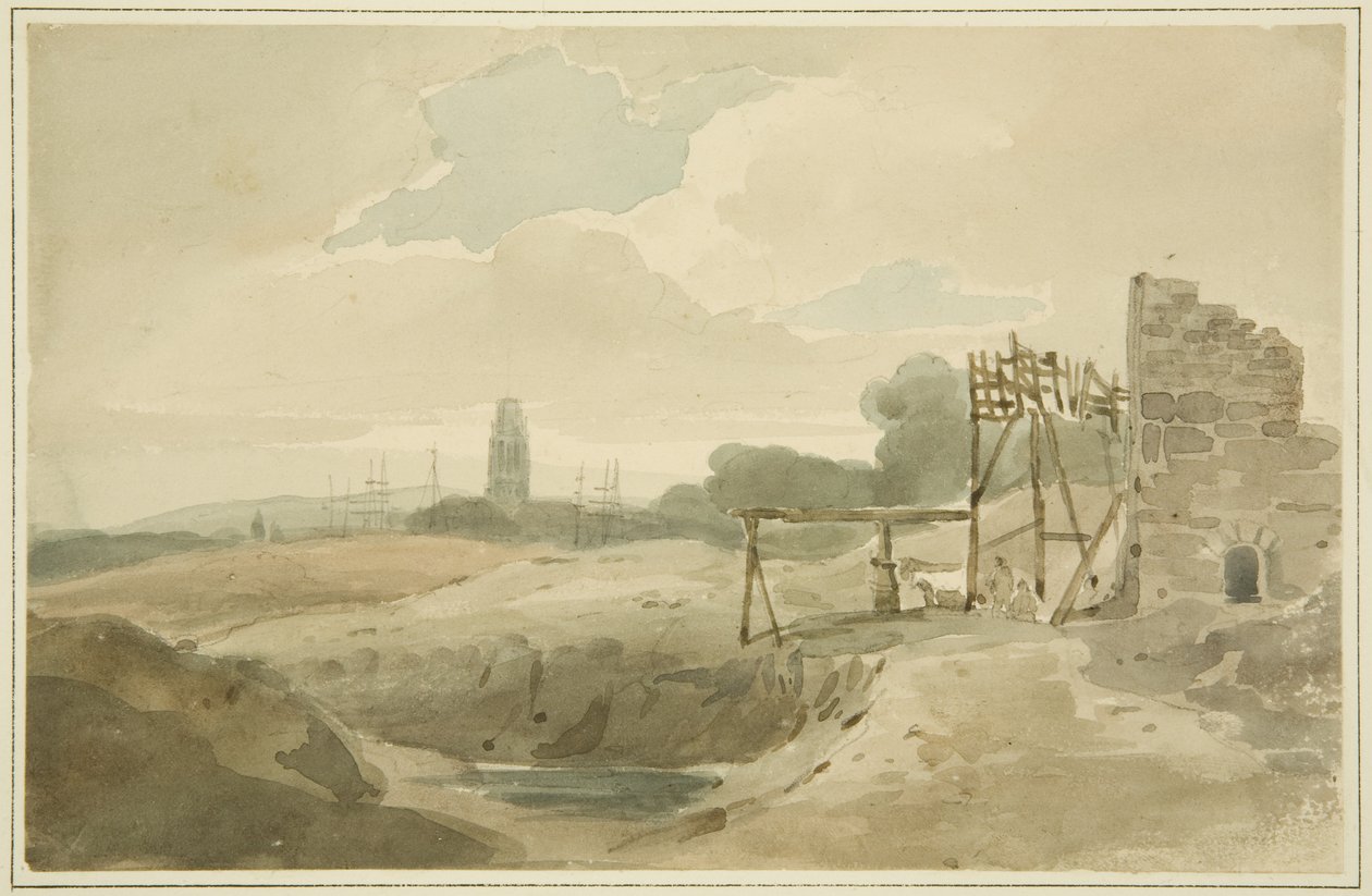 Ancienne pompe à incendie utilisée pour l'excavation du New Cut (entre ...