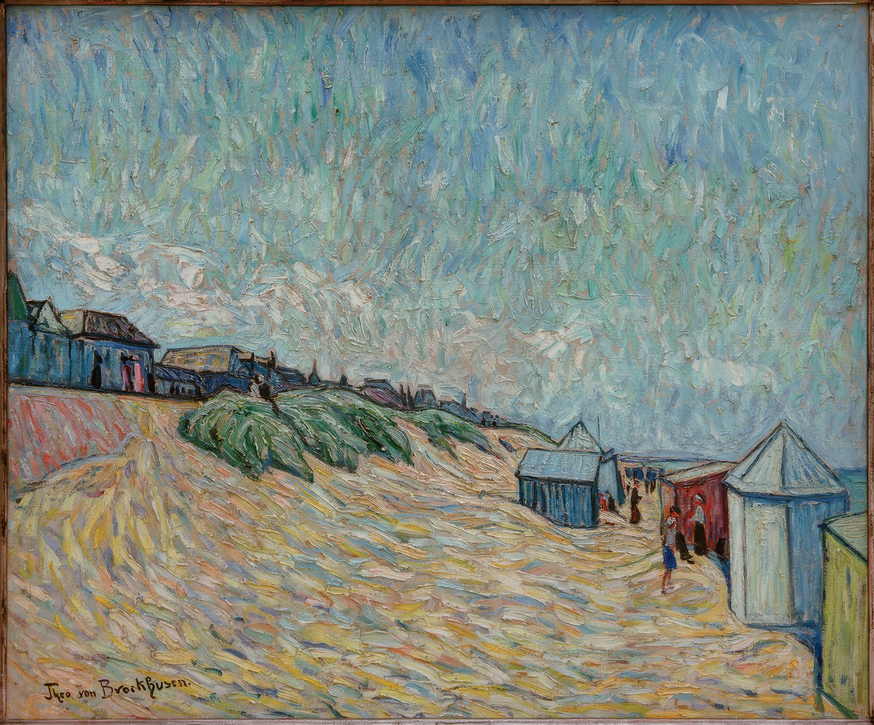 Image de plage de Knocke - Theo von Brockhusen