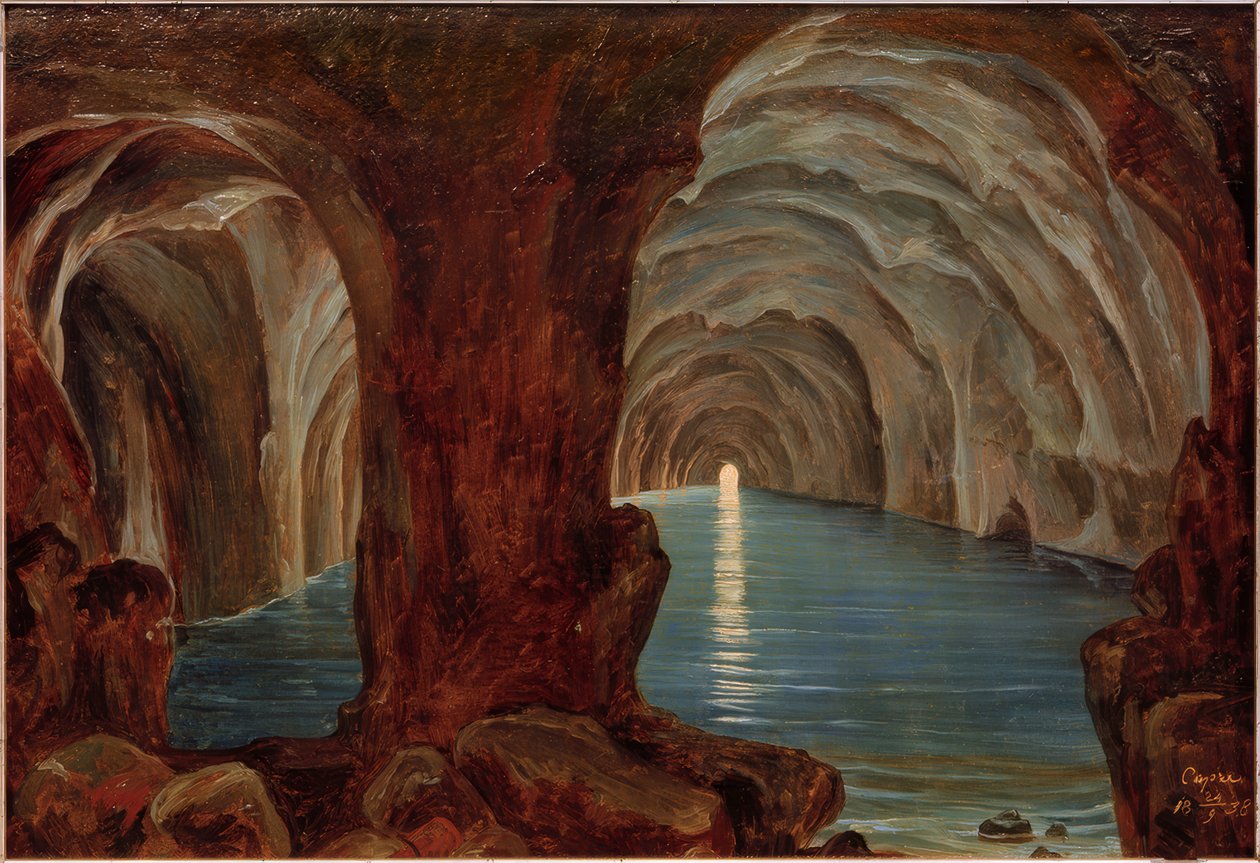 Grotte bleue à Capri - Theobald von Oer