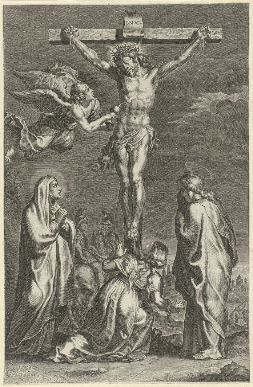 Christ en croix - Theodoor Galle (possibly)