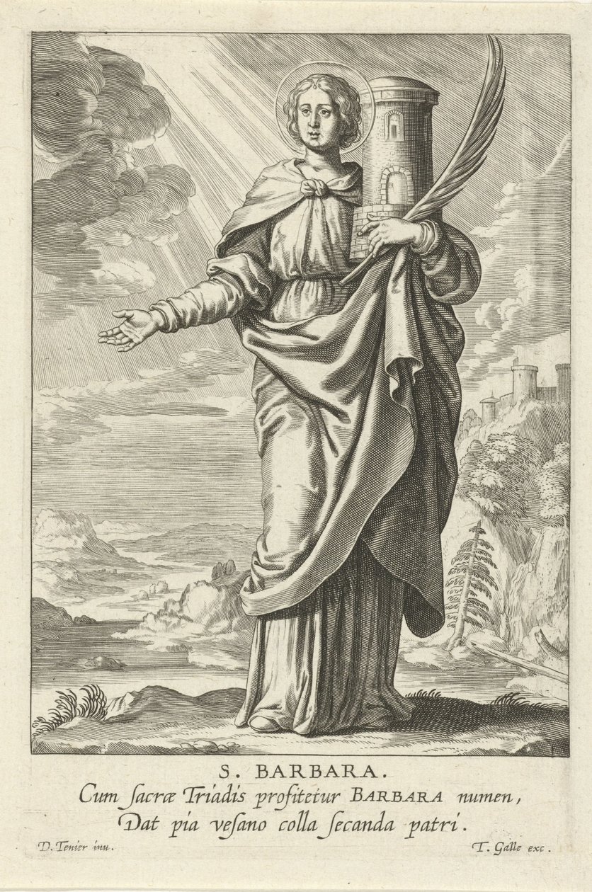 Sainte Barbara - Theodoor Galle