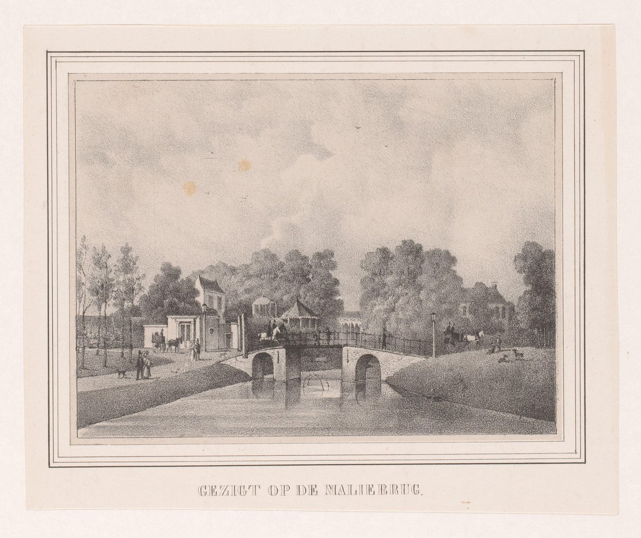 Pont de Malie à Utrecht - Theodoor Soeterik (possibly)