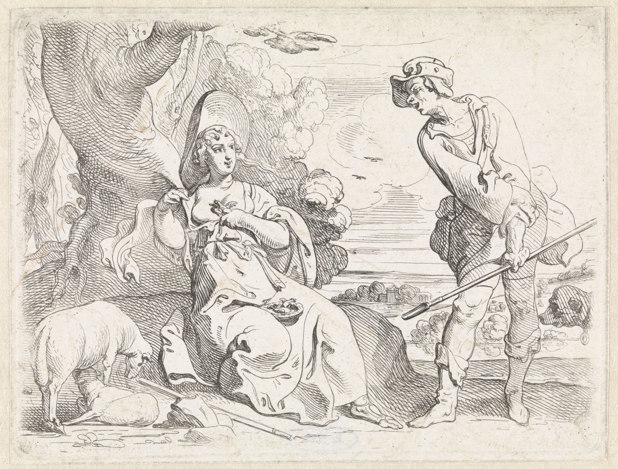 Berger et bergère - Theodoor van Thulden