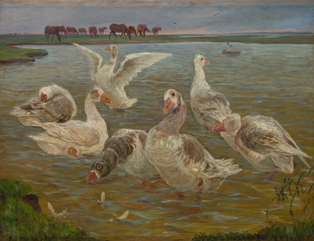Les oies, 1897 - Theodor Esbern Philipsen