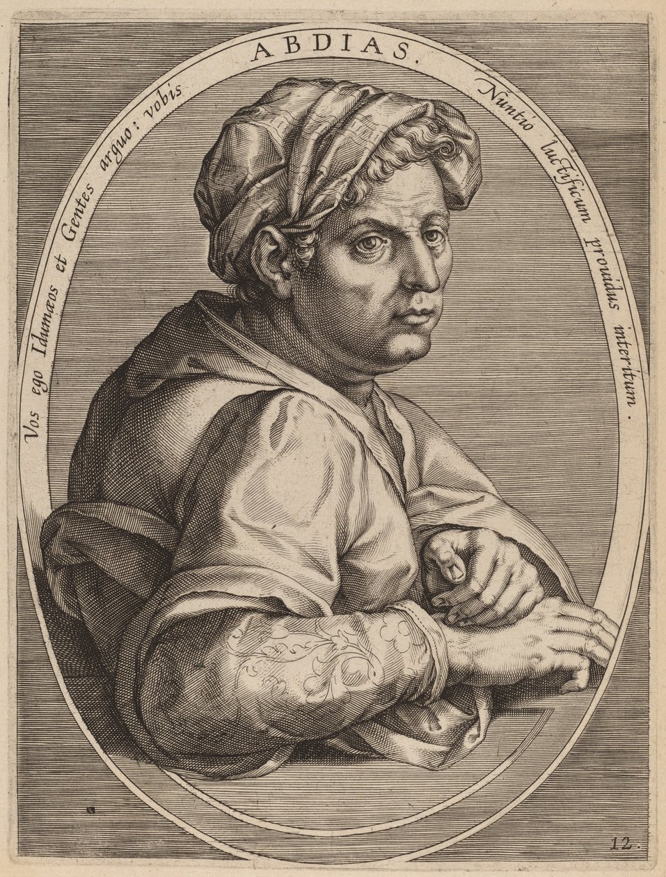 Abdias - Theodor Galle after Jan van der Straet