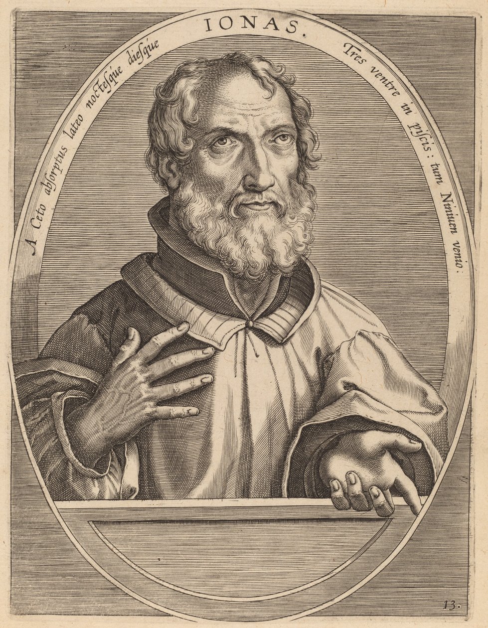 Jonas - Theodor Galle after Jan van der Straet