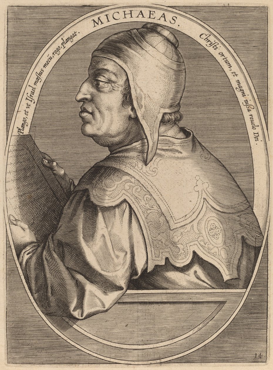 Michée - Theodor Galle after Jan van der Straet