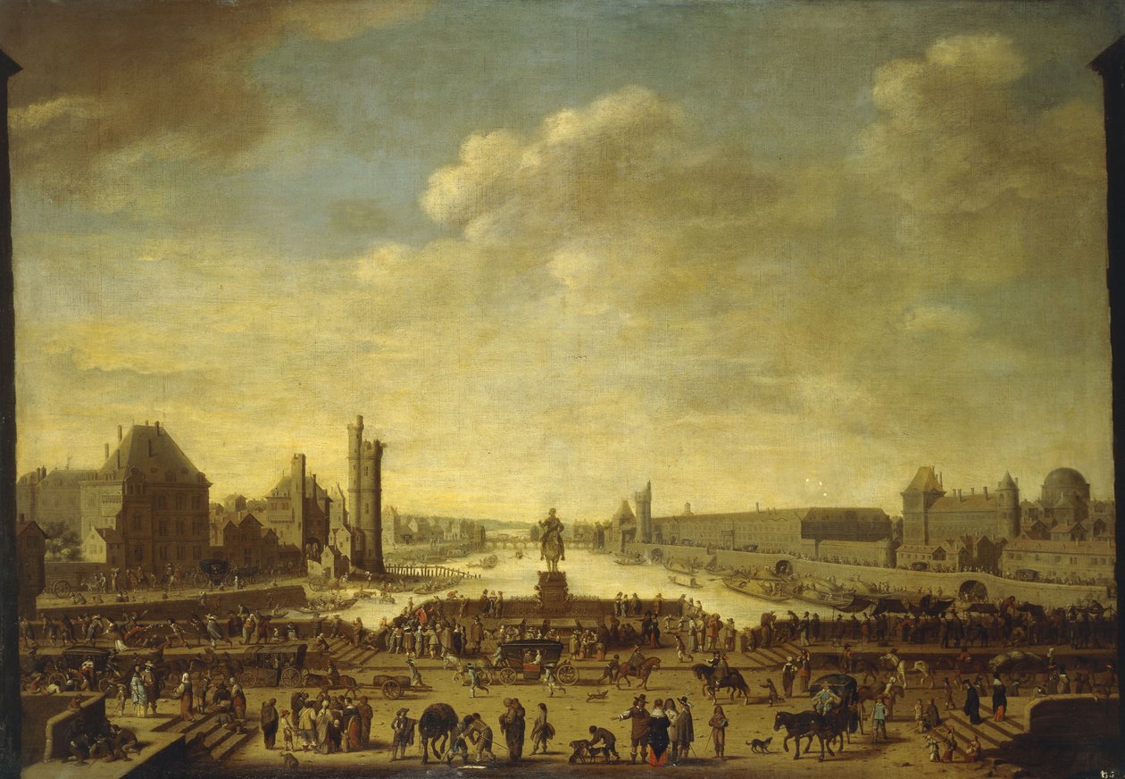 Vue de Paris depuis la Pointe de la Cité - Theodor Matham
