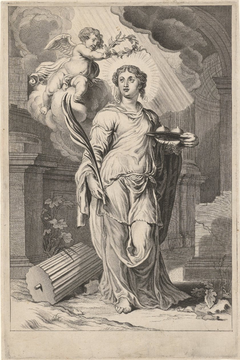 Sainte Agathe - Theodor Matham
