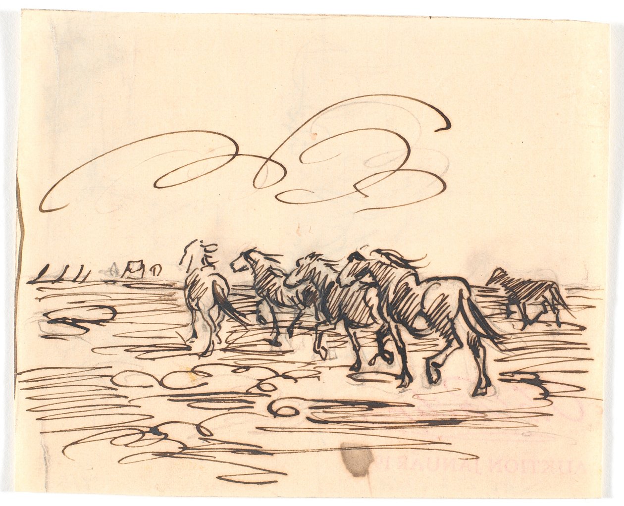 Chevaux au trot - Theodor Philipsen
