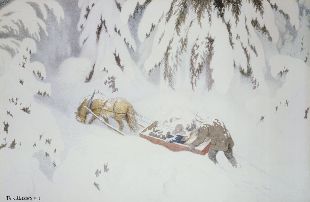 Troll de Noël - Theodor Kittelsen