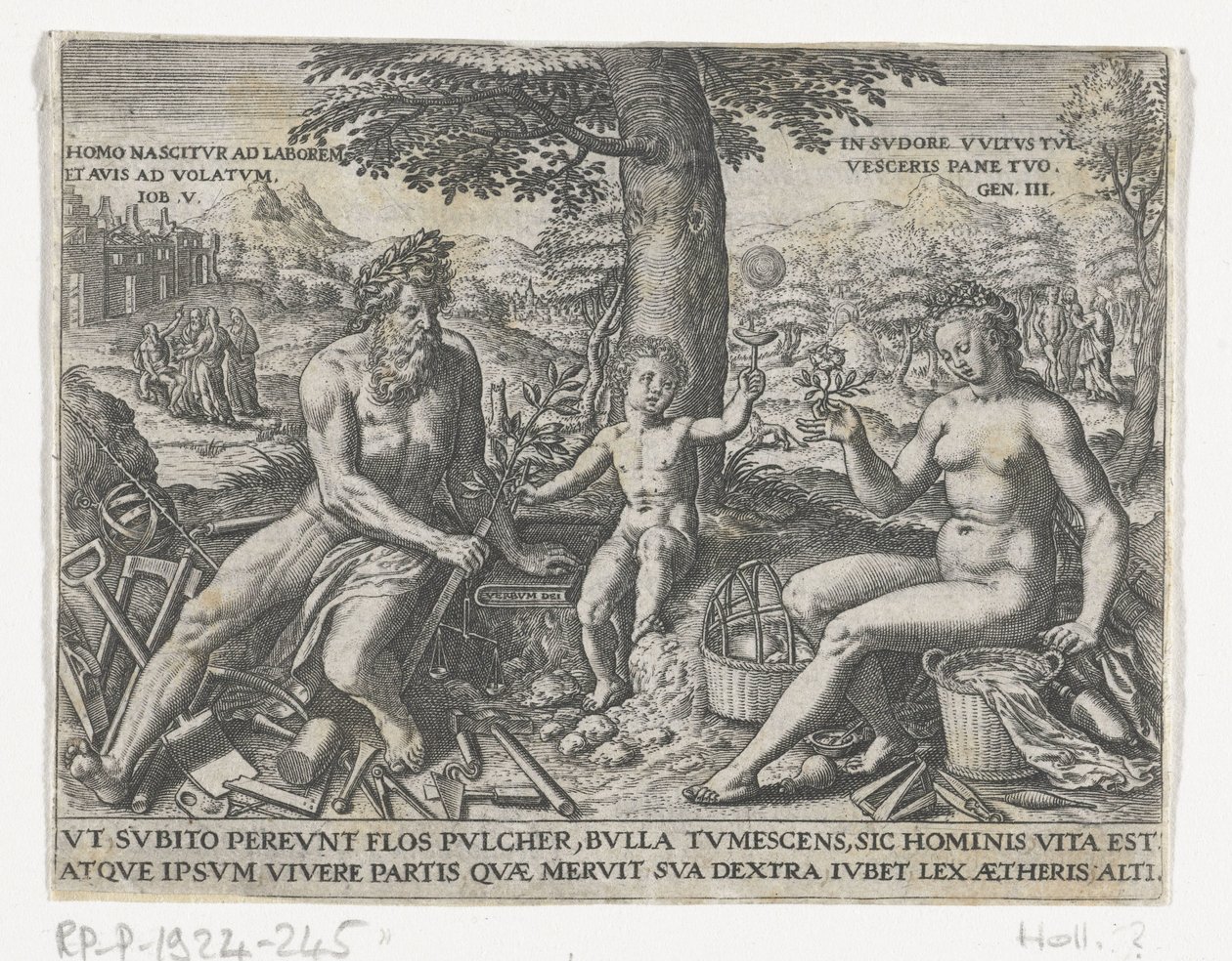 Garçon soufflant des bulles (Emblemata Nobilitati et Vulgo scitu digna / Stam und Wapenbuchlein) - Theodor de Bry (attributed to)