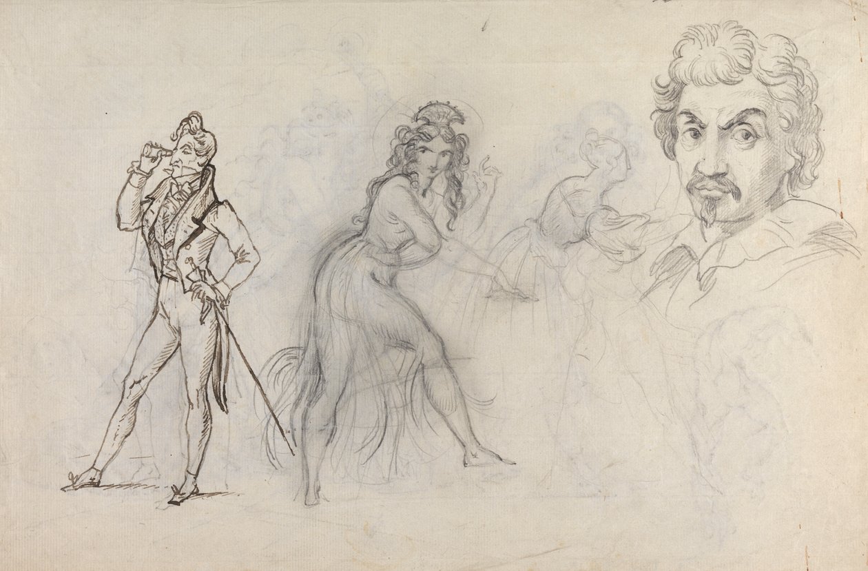 Feuille de croquis - Theodor von Holst