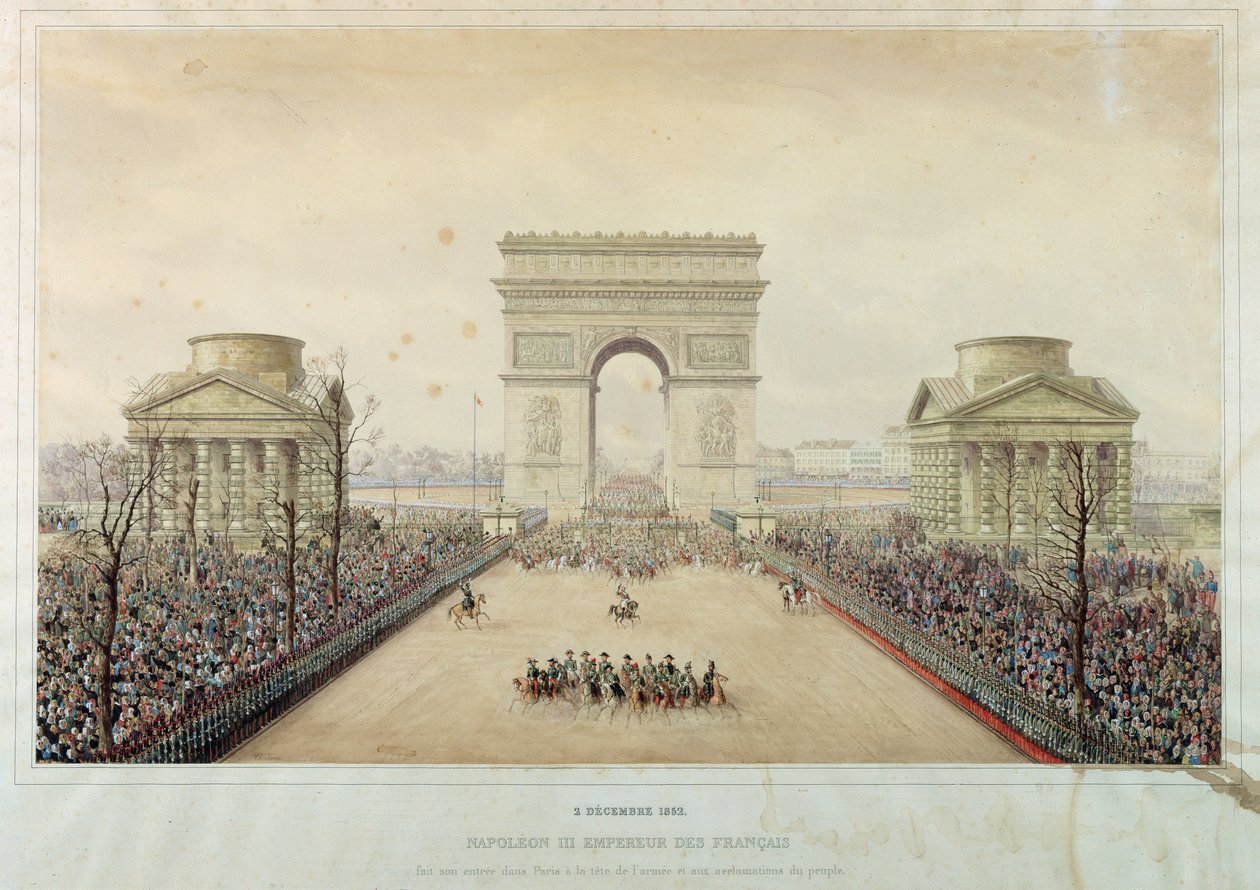 Entrée de Napoléon III à Paris, par l