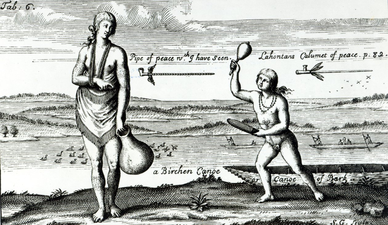 Une dame principale de Pomeiock - Theodore de Bry
