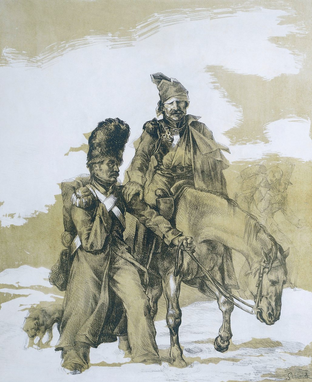 Retraite de Moscou - Theodore (after) Gericault
