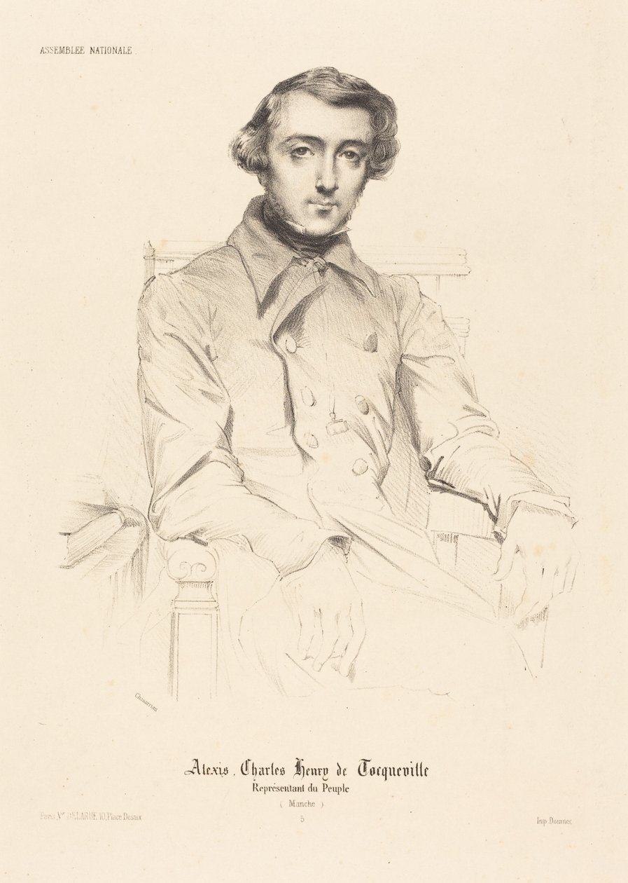 Alexis Charles Henry de Tocqueville - Théodore Chassériau